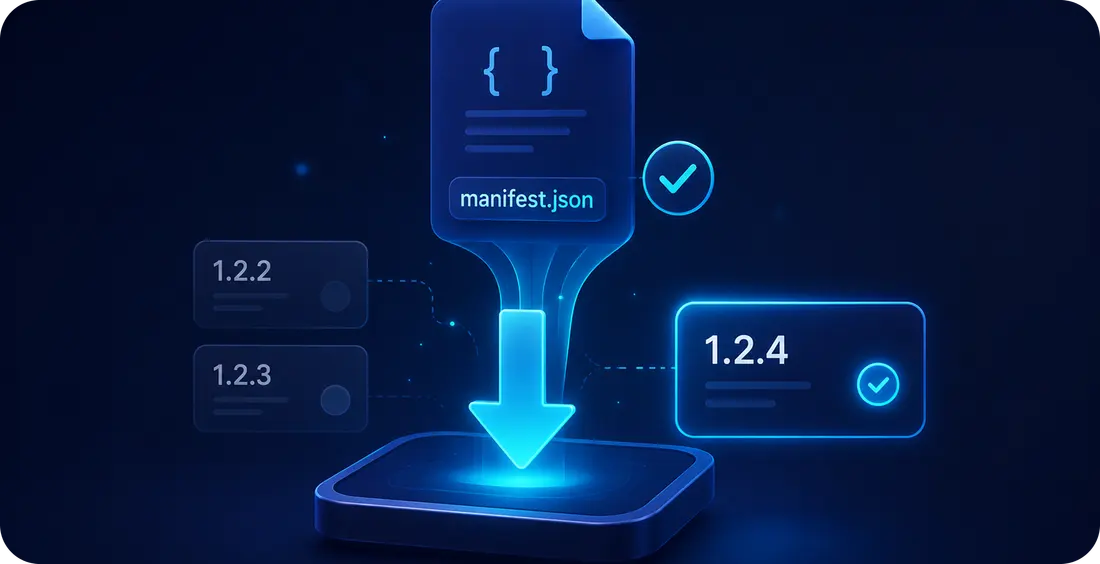 Tải bản chuẩn từ manifest.json